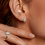 Hot Diamonds White Topaz Glimmer Earrings