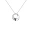 Silver Hot Diamonds Quest Circle Necklace