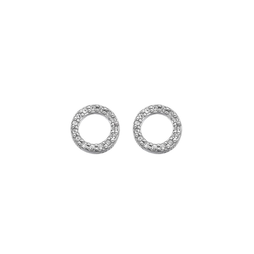 Hot Diamonds Striking Circle Earrings