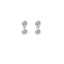 Hot Diamonds Tender White Topaz Earrings - Double Drop