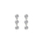 Hot Diamonds Tender White Topaz Earrings - Triple Drop