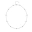 Hot Diamond Tender White Topaz Intermittent Necklace - 45cm