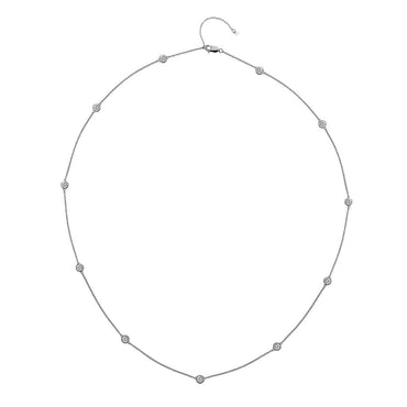 Hot Diamonds Tender White Topaz Intermittent Necklace - 60cm