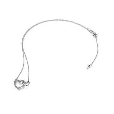 Silver Hot Diamonds Togetherness Heart Pendant