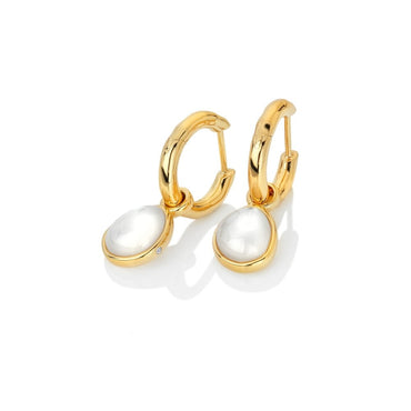 Hot Diamonds x Golden Edit Mother Of Pearl Earrings