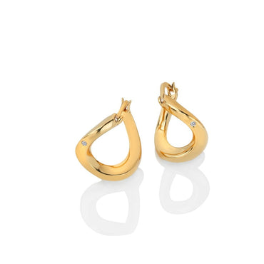 Hot Diamonds x Golden Edit Soul Twist Earrings