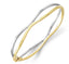 9ct Two Colour Bangle