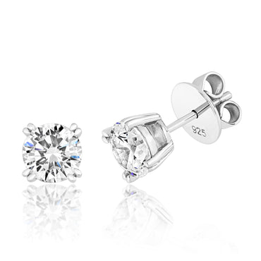 Silver & Cubic Zirconia Earrings