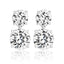 Silver & Cubic Zirconia Drop Earrings