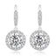 Silver & Cubic Zirconia Drop Earrings