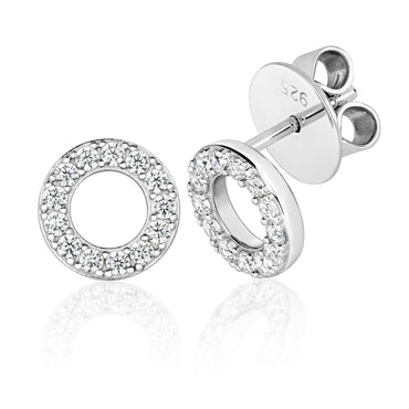 Silver & Cubic Zirconia Earrings