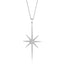 Silver & Cubic Zirconia Star Pendant