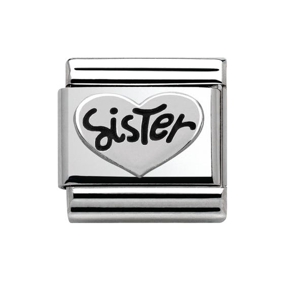 Nomination Sister Love Heart Classic Charm