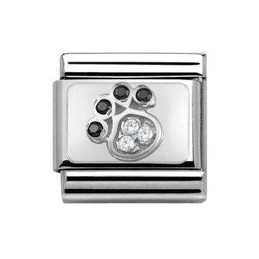 Nomination CZ Paw Print Composable Link