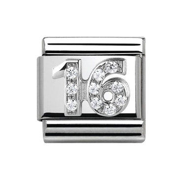 Nomination Silver CZ 16 Composable Link