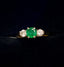 Vintage 18ct Emerald and Diamond Ring