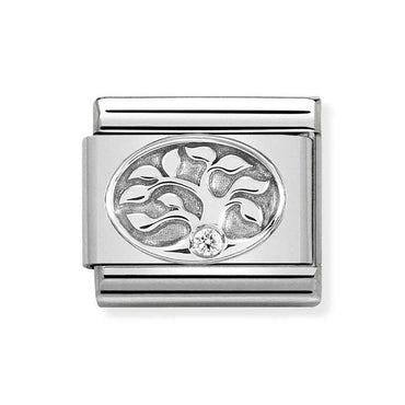 Nomination Silver Tree of Life Composable Link