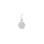 9ct White Gold Diamond Pendant