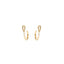 UNOde50 Yellow Plate Needle Earrings