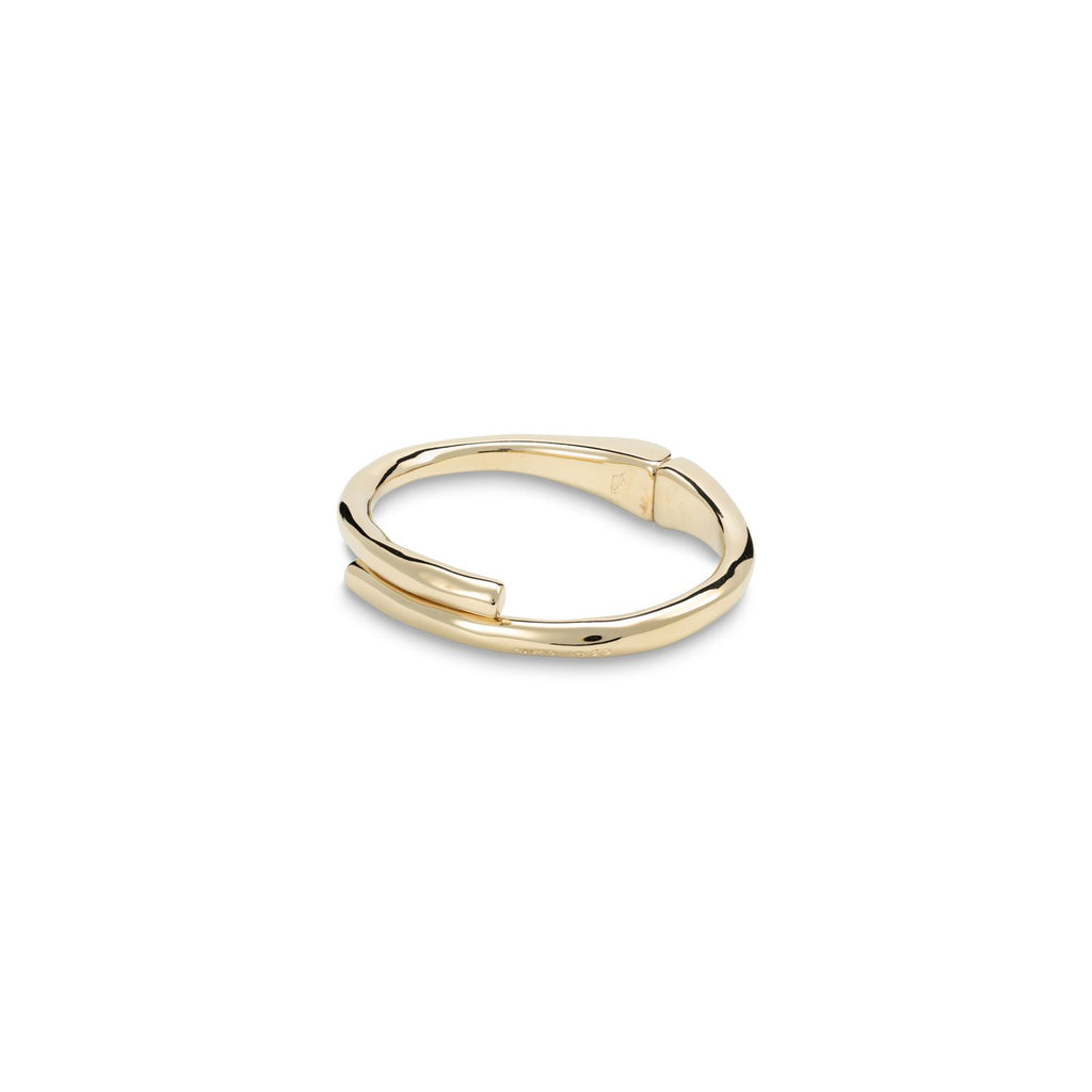 UNOde50 Gold Plate Meeting Point Bangle
