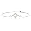 Silver & Co. Mother of Pearl and CZ  Bracelet
