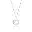 Silver & Co Mother of Pearl Sterling Silver CZ Pendant