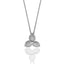 Silver & Co. 3 Petal CZ Pendant