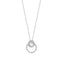 Silver & Co. Mother of Pearl & CZ Necklace